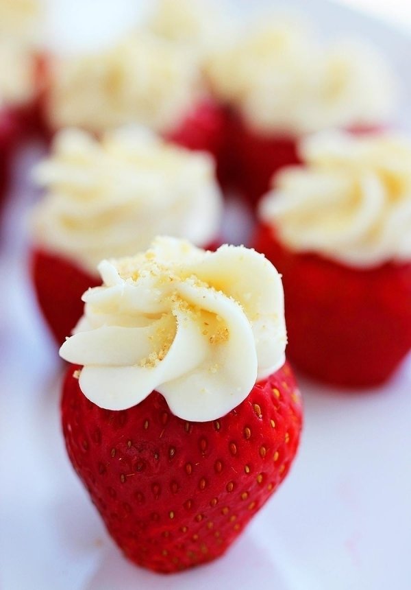 Strawberries and Cream Cheese