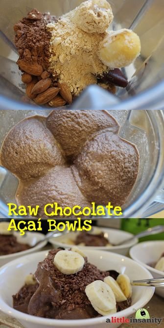 Healthy Chocolate Acai Bowl