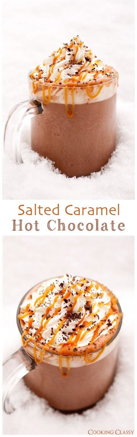 Salted Caramel Hot Chocolate