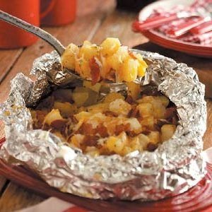 Grilled Triple Cheese Potatoes Are the Perfect Side Dish for Burgers