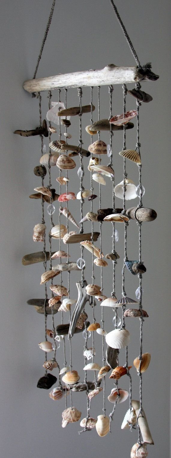 Driftwood Sea Shell Mobile