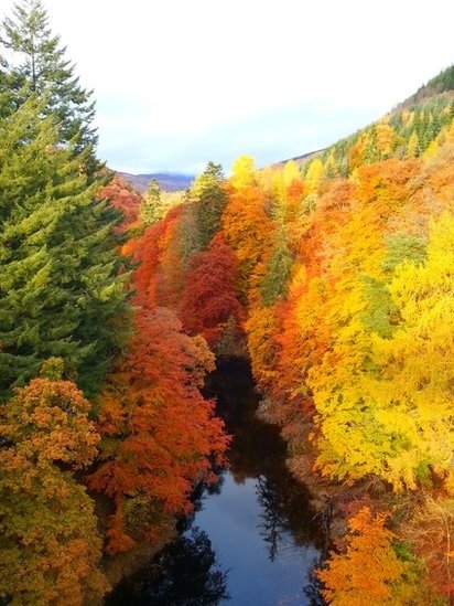 The View from the Banks of River Garry