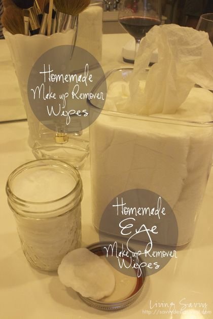 Homemade Eye Makeup Remover Pads