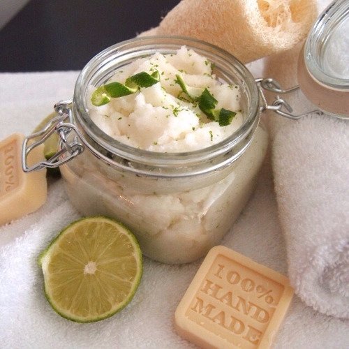 Basil Lime Sugar Scrub