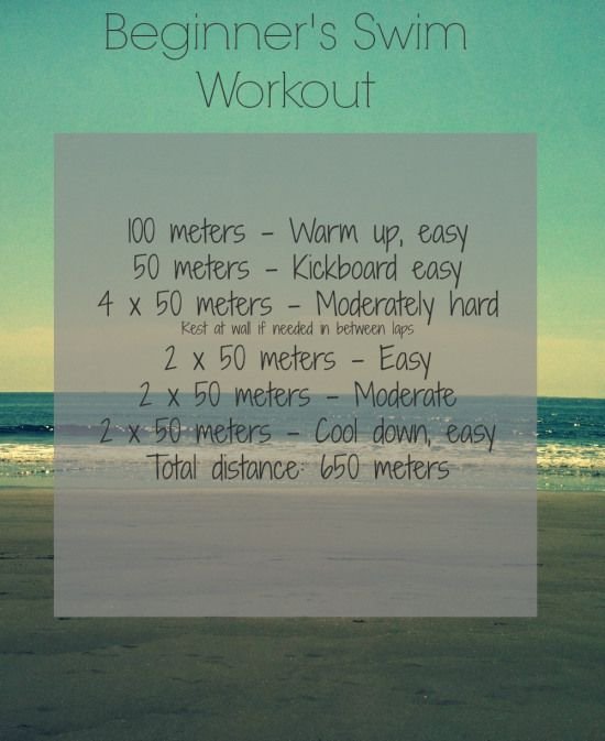 Beginner's Swim Workout