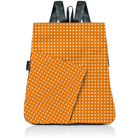 Vegan ORANGE BACKPACK