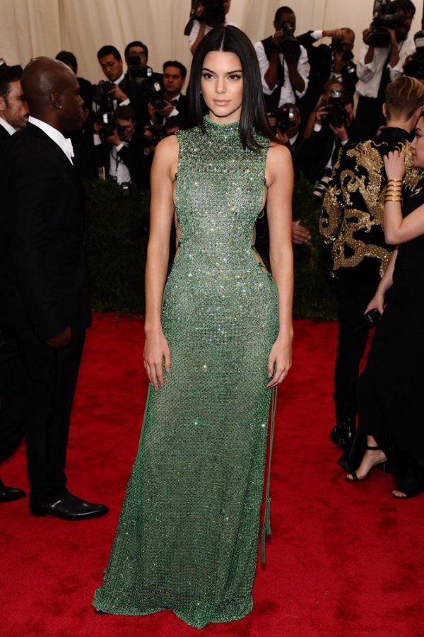 Kendall in Calvin Klein at the 2015 Met Gala