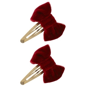 Asos Velvet Bow Clips