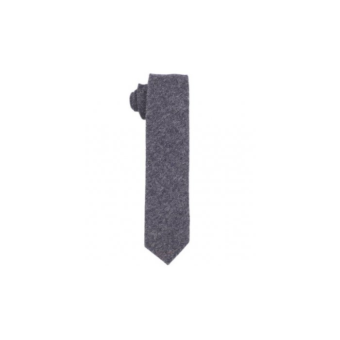 Fred Perry Men's Herringbone Tie, Navy