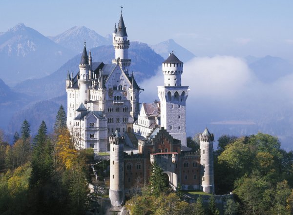 Overlooking Neuschwantstein Castle, Bavaria, Germany