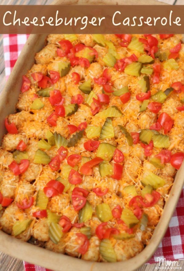 Cheeseburger Casserole