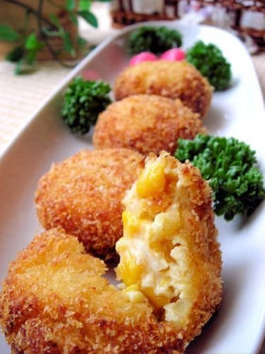 Corn Cream Croquettes