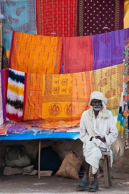 Varanasi Fabric Seller