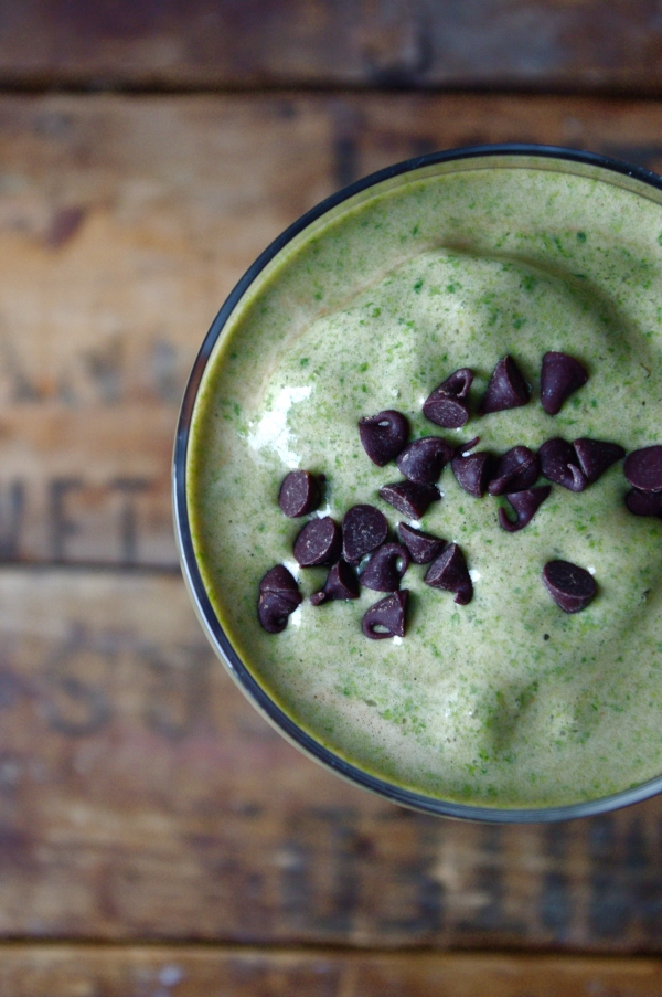 Chocolate Mint Green Smoothie