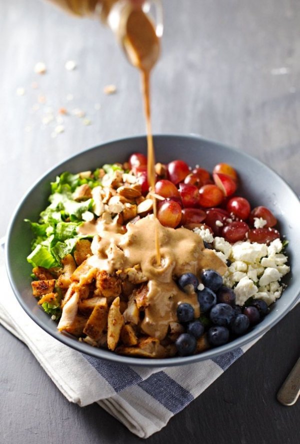 Rainbow Chicken Salad