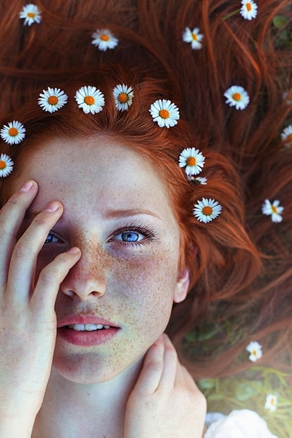 face,hair,beauty,girl,flower,