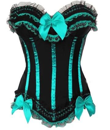 clothing,undergarment,turquoise,corset,lingerie top,