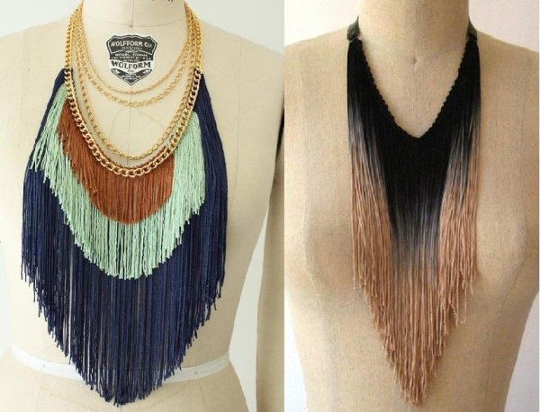 DIY Fringe Necklace