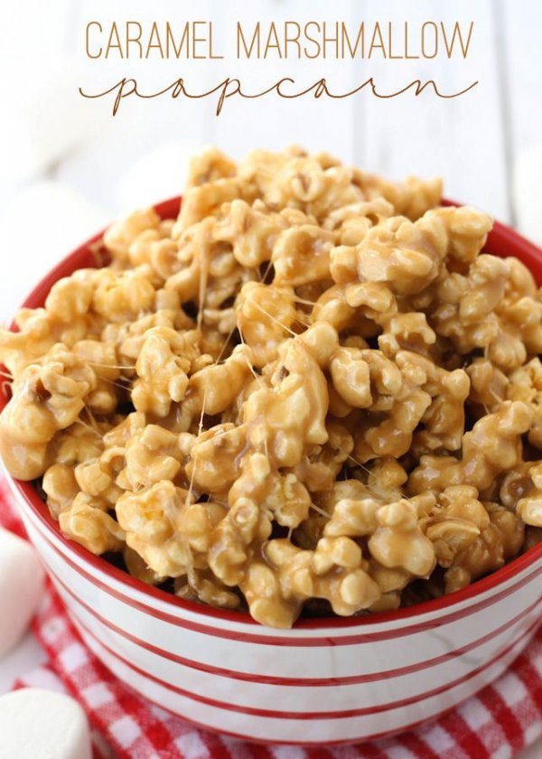 Caramel Marshmallow Popcorn