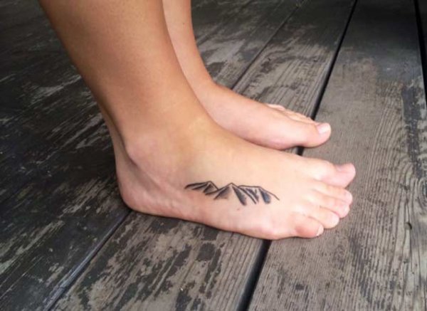 moon tattoo tumblr foot