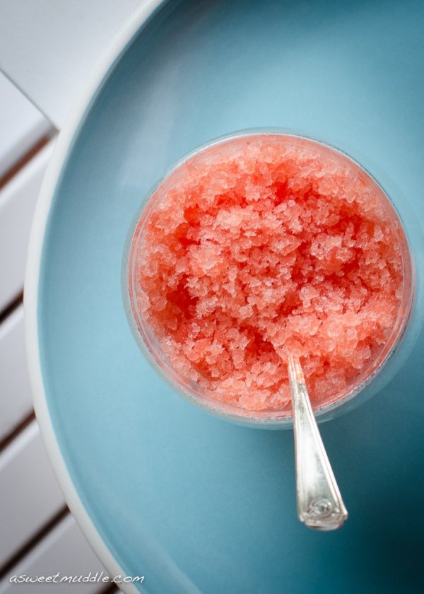 Melon & Apple Granita