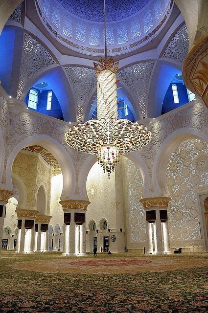 The Grand Mosque in Abu Dhabi, United Arab Emirates