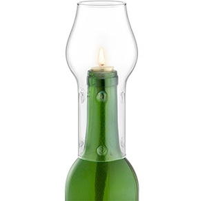 Hurricane Wine Bottle Lamp