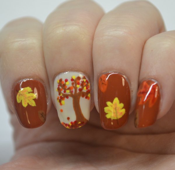 Thanksgiving Nail Art Your Family Will Find Adorable ...