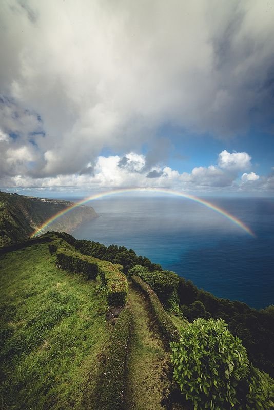 Rainbow Coast Nordeste, Azores, Portugal