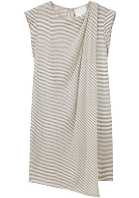 3.1 Phillip Lim Printed Drape Front Dress