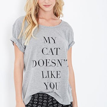 My Cat Doesn't like You PJ Set