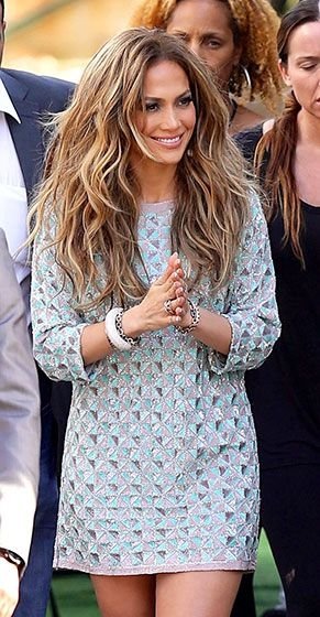 JLo Heads into the American Idol Studios in Hollywood on Apr. 30