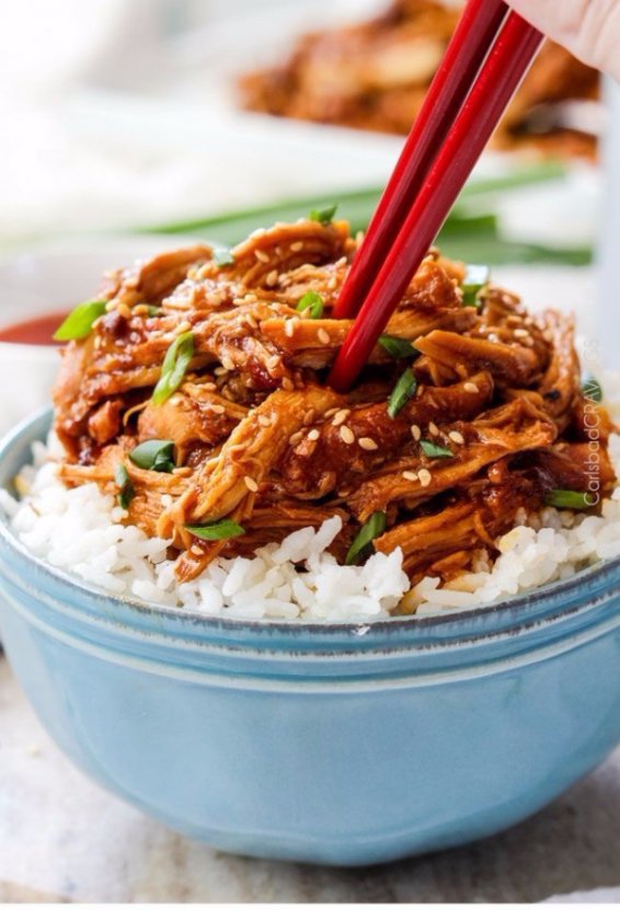 Slow Cooker Asian Sweet Chili Sesame Chicken