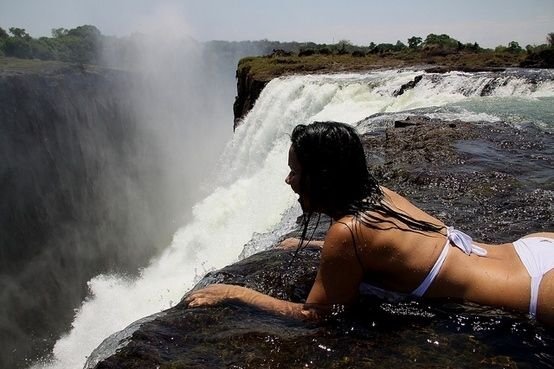 Take a Dip in Devil's Pool, Victoria Falls, Africa