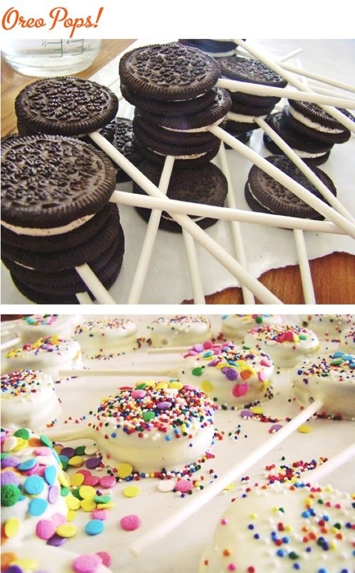 Oreo Sprinkle Pops