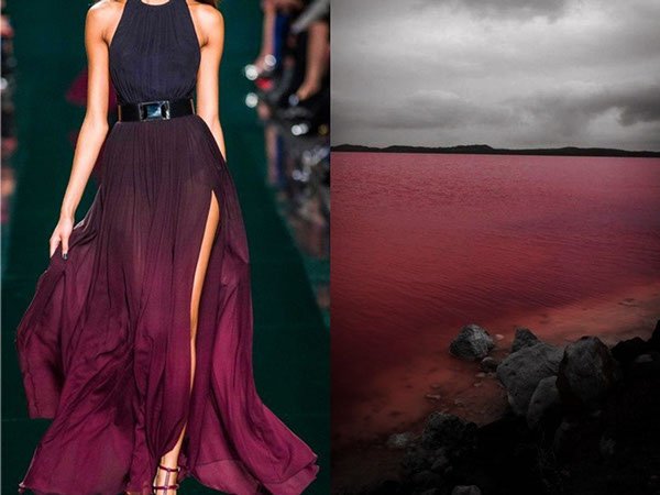 Elie Saab F/W 2014/15 and the Pink Lake, Australia