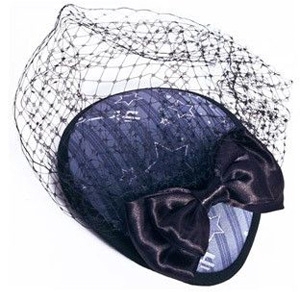 Diva Lila Hat with Veil