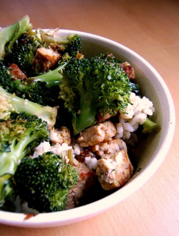 Broccoli and Rice Stir Fry