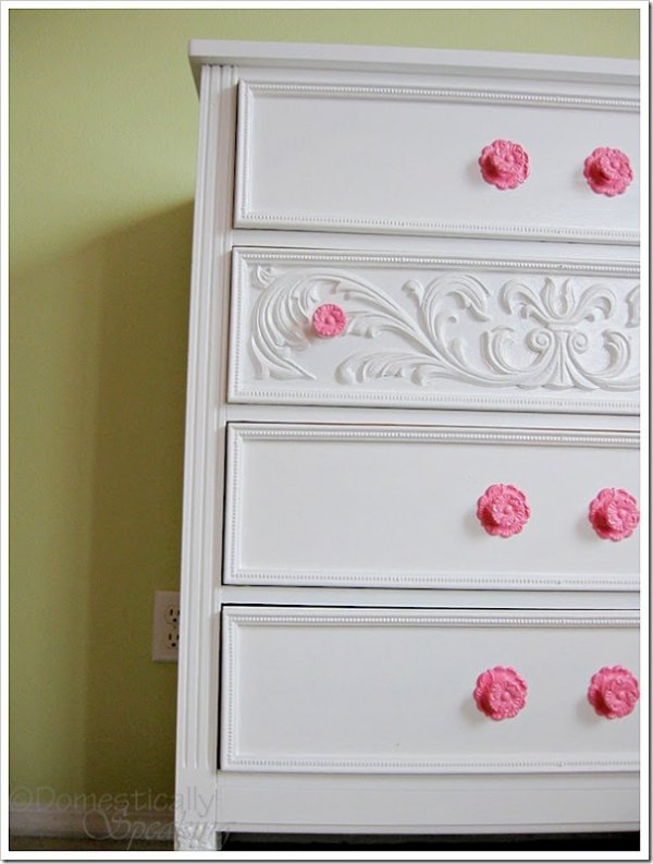 Add Molding and Colorful Knobs