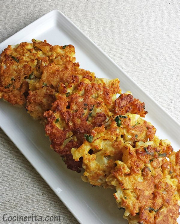 Cauliflower Fritters