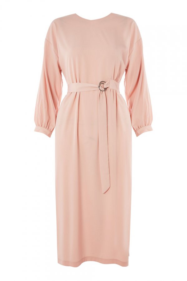 clothing, day dress, dress, pink, shoulder,