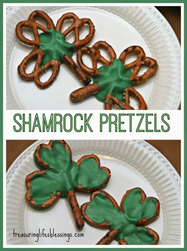 Shamrock Pretzels