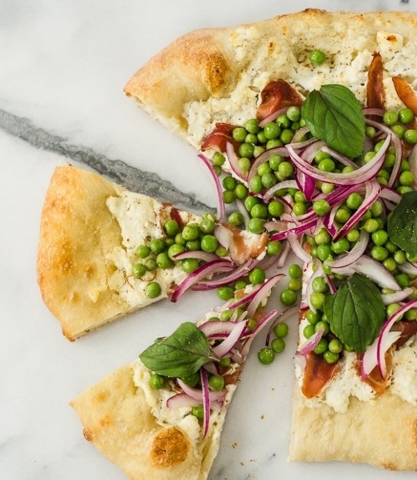 Peas on Pizza