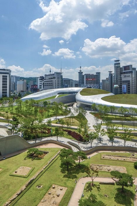 Stare in Awe at the Dongdaemun Design Plaza in Seoul, South Korea