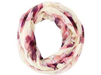 Floral Printed Infinity Scarf