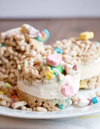 Lucky Charms Ice Cream Sandwich