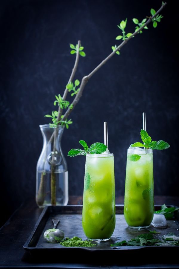 Matcha Mint Juleps