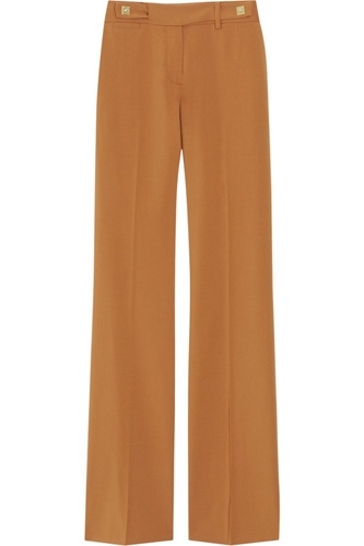 Diane Von Furstenberg Fimby Stretch-Wool Flared Pants