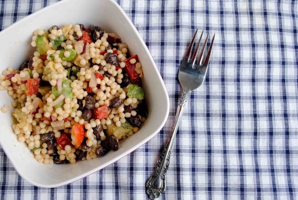 Heirloom Tomato Salad with Pearl Couscous