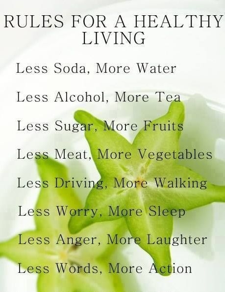 Rules for Healthy Living